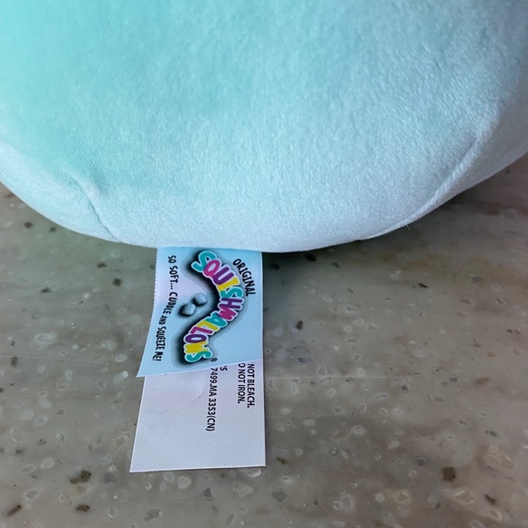 SLOTH “Aqua” Squishmallow Plush 7” NWT - Picture 7 of 8
